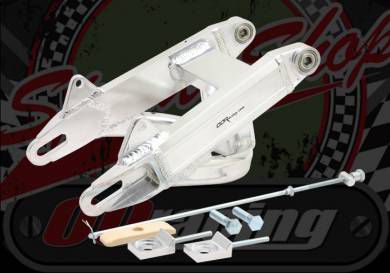 Swing arm. +4. 302R. Braced. Suitable for use with Monkey style bikes. 8