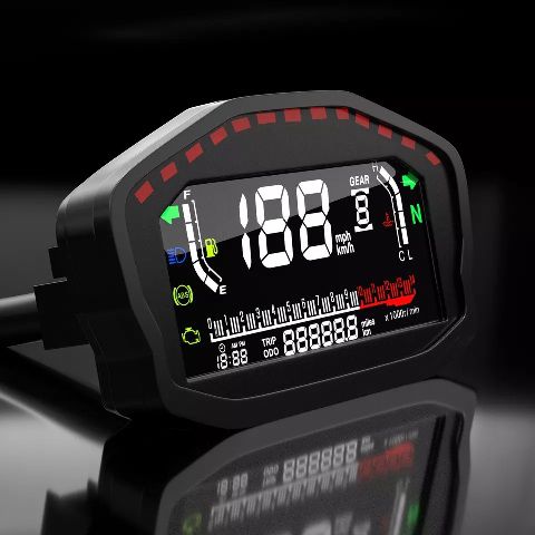 Speedo. Speed/revs LCD backlit TMX universal