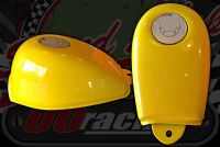 Tank. Flush fit filler cap. Black or white. Suitable for monkey