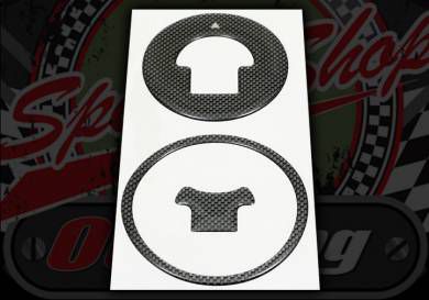 Sticker. Carbon look. Tank cap. Suitable for Honda MSX Grom. Decals