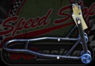 Tool. Paddock stand. Front and rear fitment. Ideal for Monkey or pit bikes