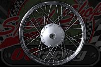 Front Wheel C90 Cub up to 1993 to 2003 (Rim 1.20 x 17) 15mm rebated drum 10mm Spindle