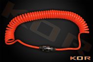 Air line 6 meter with euro fast flowing couplings 