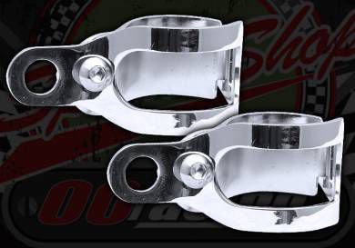 Bracket. Indicator/Flasher mounts. Fork leg fitment. 30mm to 40mm range