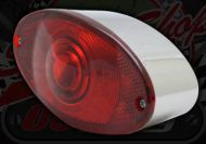 Rear. Light Stop/tail CAT eye Chrome or black Bulb E11