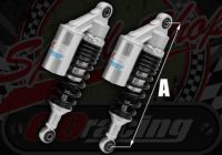 Shocks. Piggy back AP285mm AP305mm AP335mm Silver/Black spring