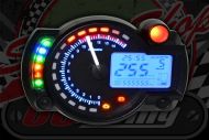 Speedo X40 MPH or KPH, rev counter, warning lights, clock, shift light, gear position indicator, Fuel gauge.