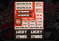 Sticker set. 23 Piece. 17cm x 21.5cm. Decal. Decals