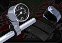 Bracket. Speedo or Rev counter. Handle bar. 7/8th (22mm) or 1