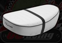 Seat. Dax 12V. White. Suitable for use with DAX 12V